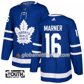 Toronto Maple Leafs Hockeydrakt Mitchell Marner 16 2017-2018 Blå Adidas Authentic - Barn